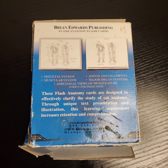 Cat Anatomy Flash Cards - Picture 4 of 4